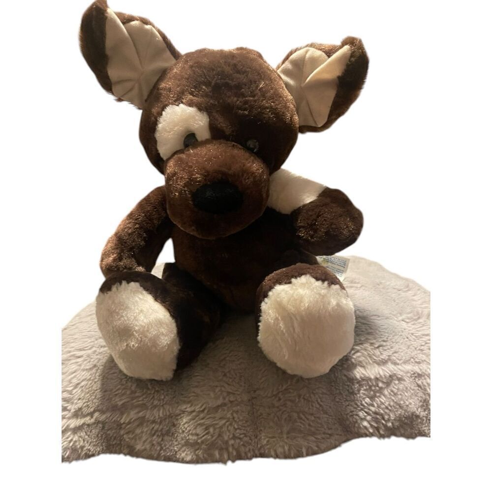 Build-A-Bear Kids Brown White Puppy Dog Plush Stuffed Animal